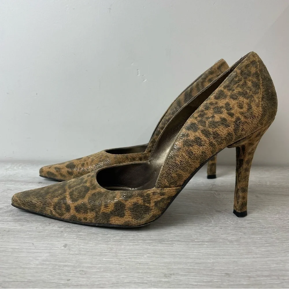 Stuart Weitzman Stiletto Animal Print Heels Size 8